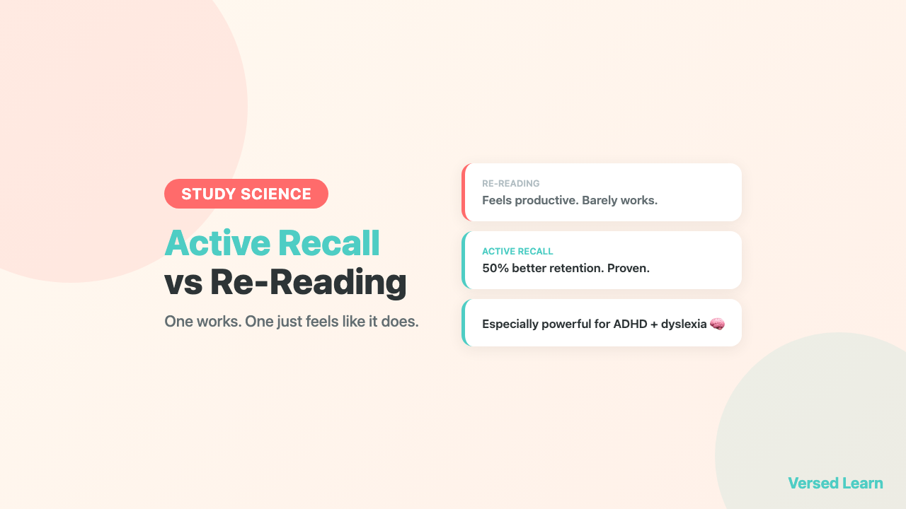 Active Recall vs Passive Studying